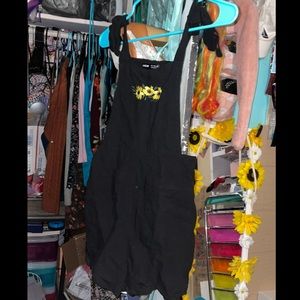 SHEIN sunflower overall romper